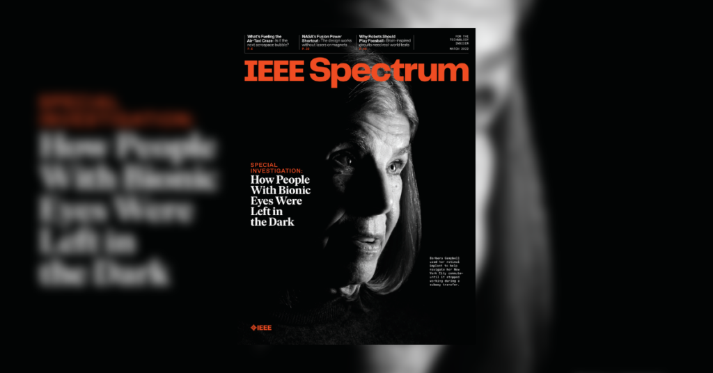 March 2022: IEEE Spectrum Magazine