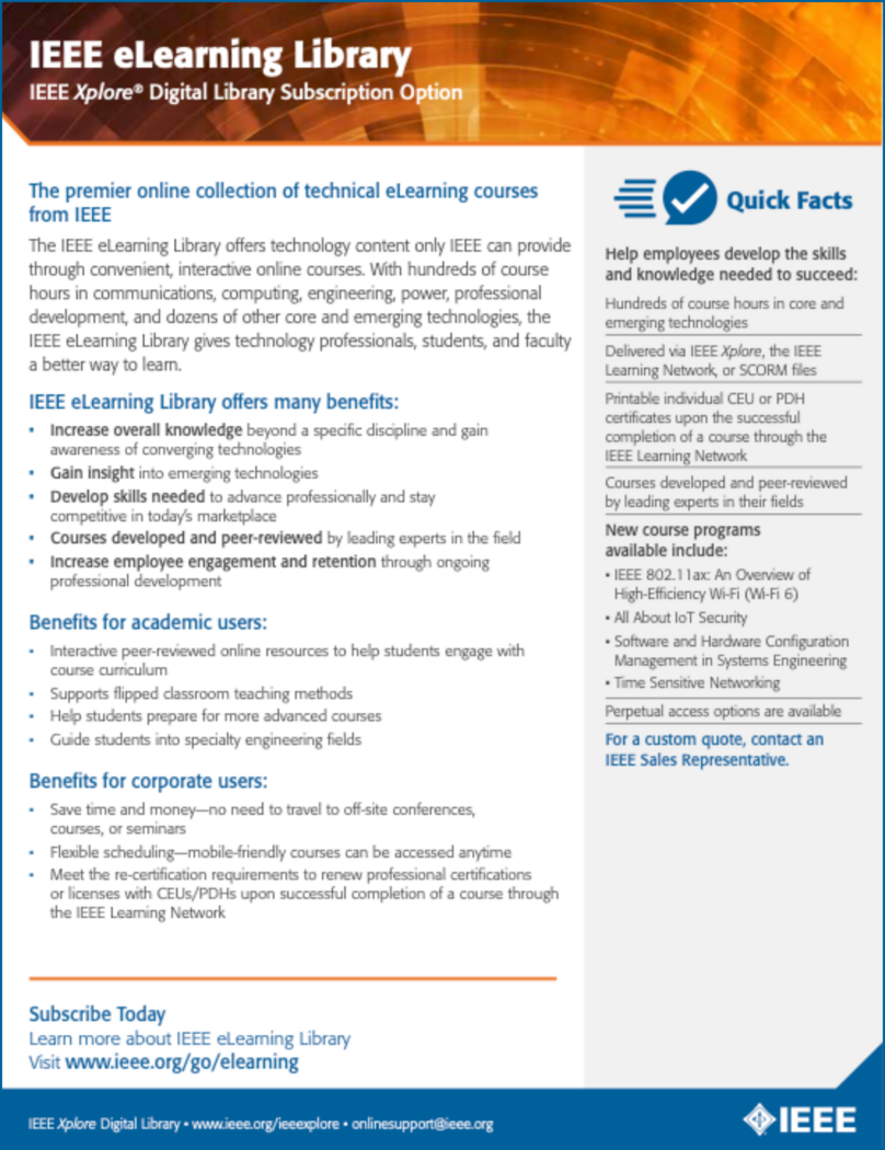 eLearning Library 2024 Fact Sheet